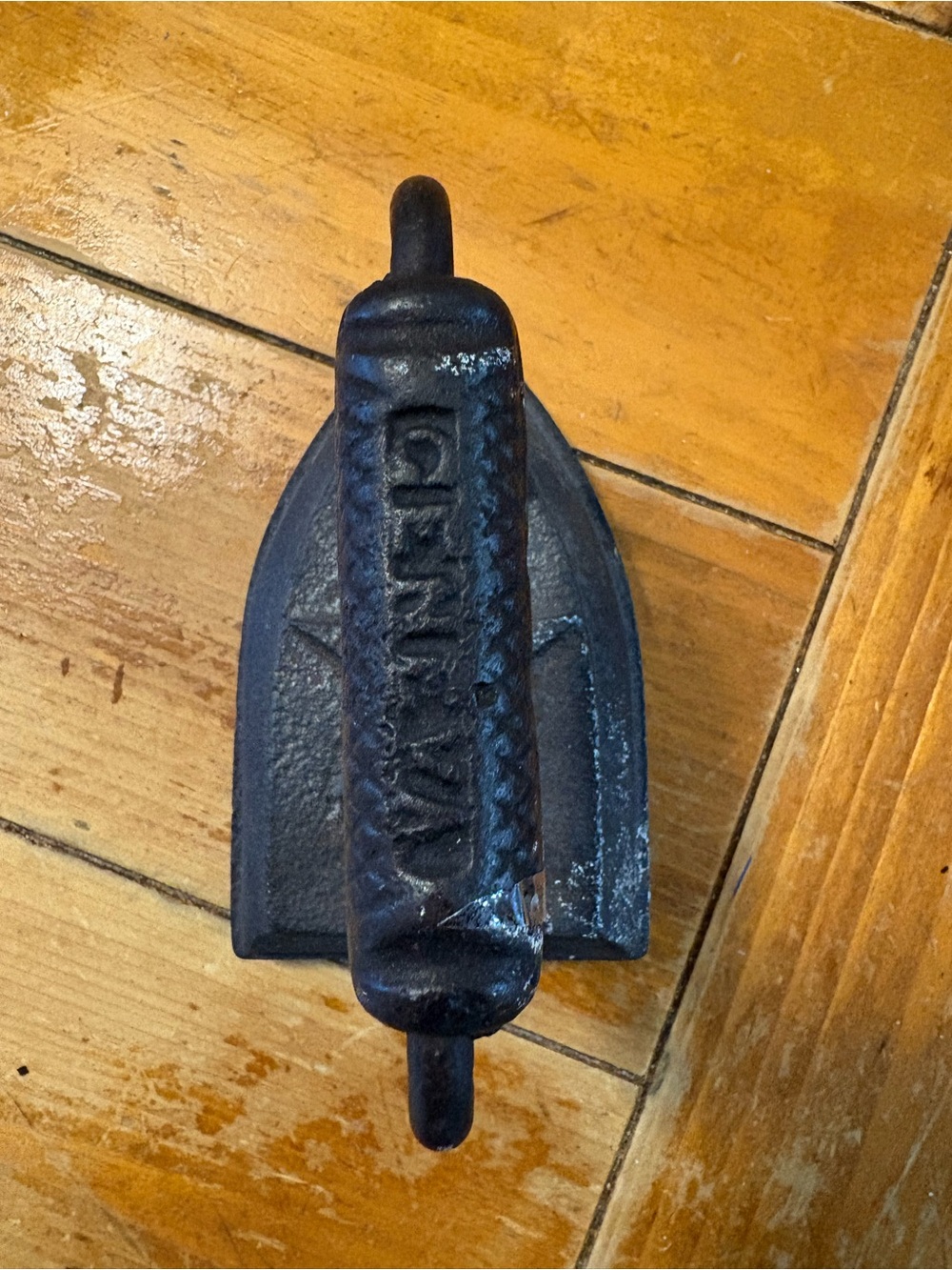 Antique Black Cast Iron Decorative Iron Accent - Rustic Home Decor